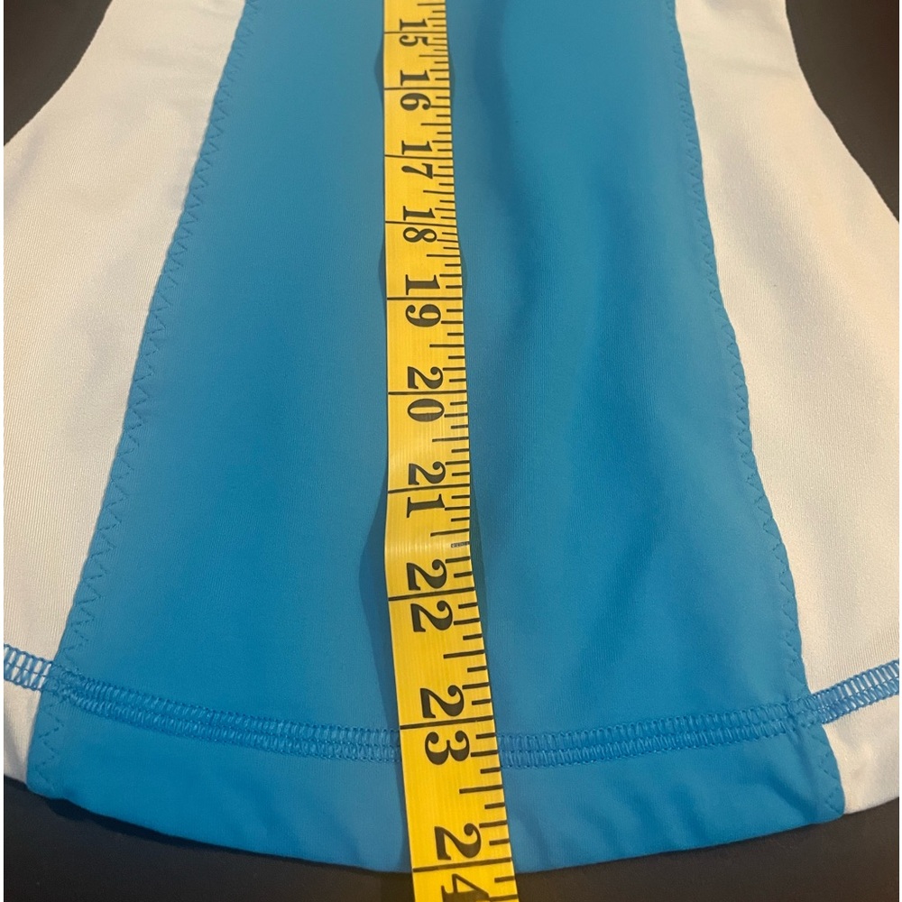 Lululemon Cardio Kick Tank Top, Built in Bra, Shades of Blue & Black, Size Small - Picture 8 of 12